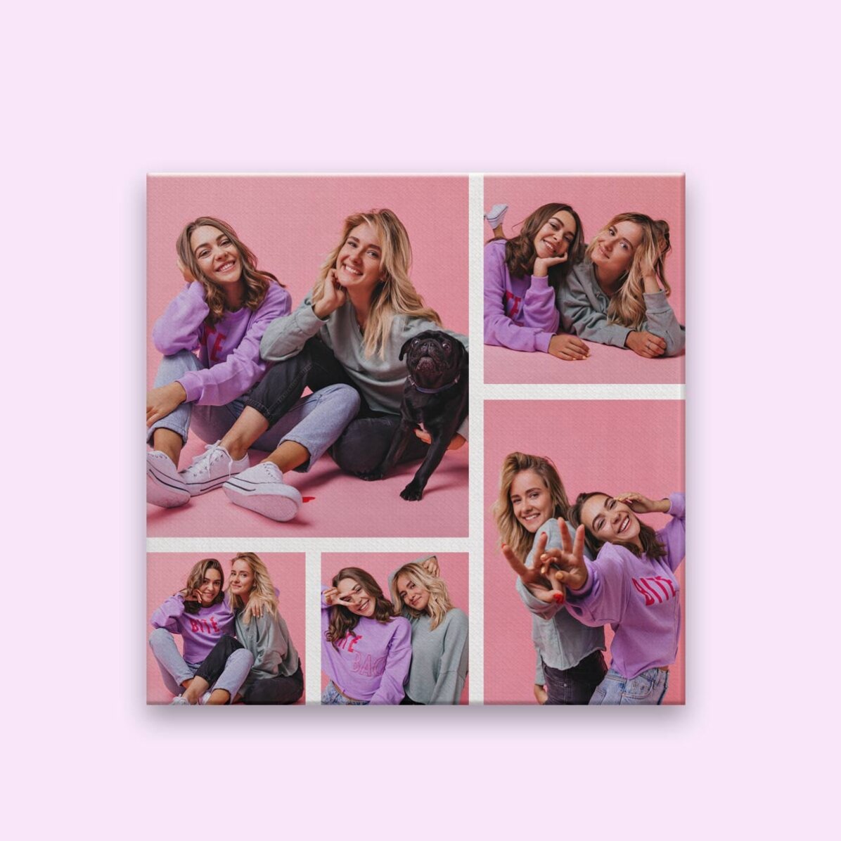 Personalizovaný obraz na plátně s 5 fotografiemi