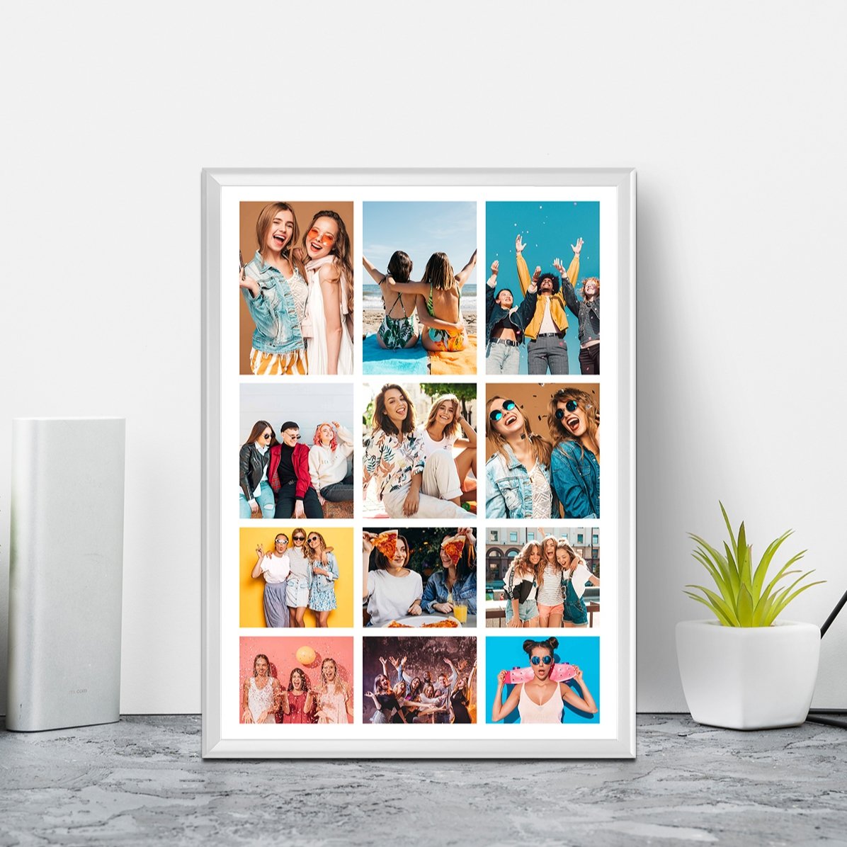 Personalizovaný obraz s 12 stylovými fotografiemi