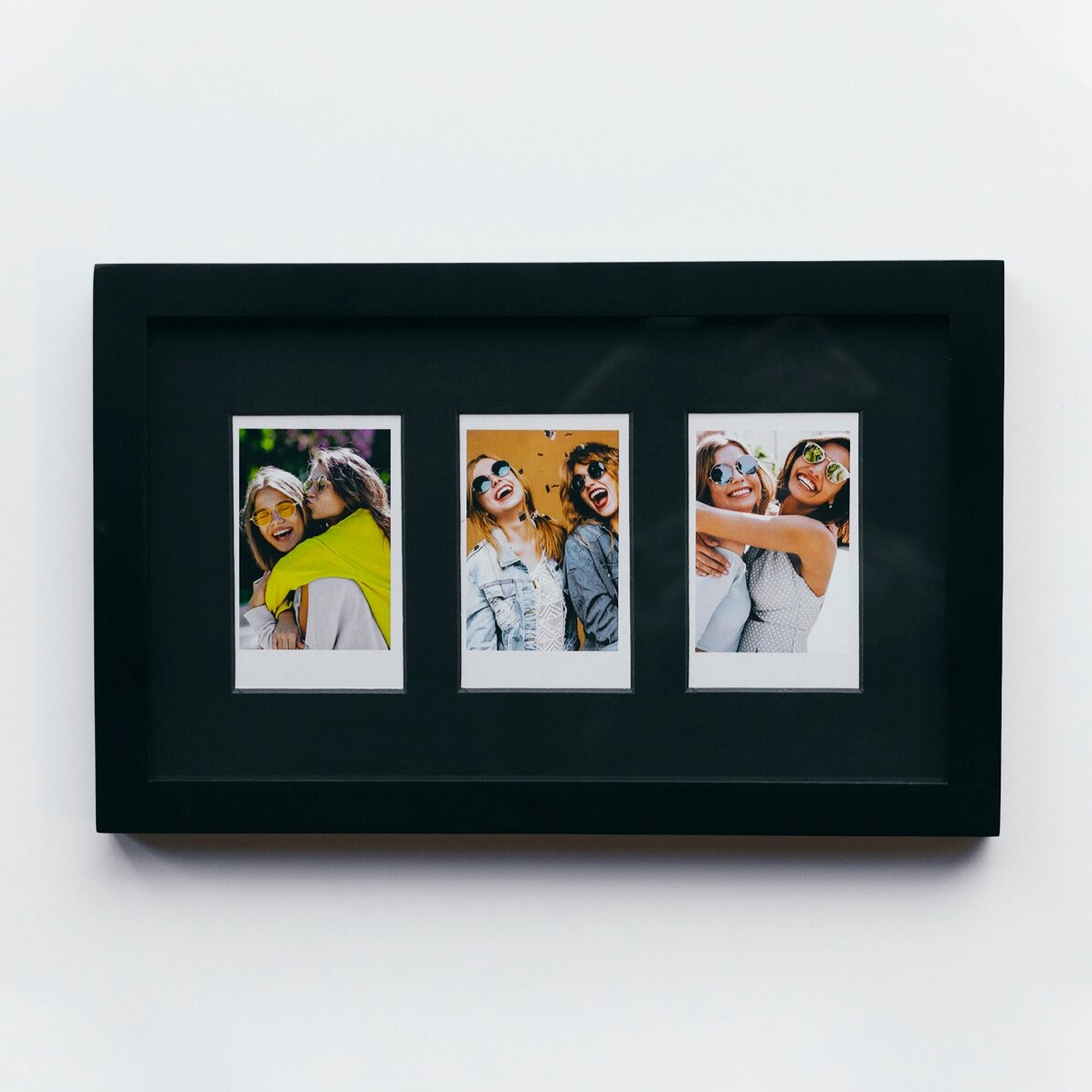 Personalizovaný obraz se 3 fotografiemi ve stylu Polaroid, 27 × 17 cm