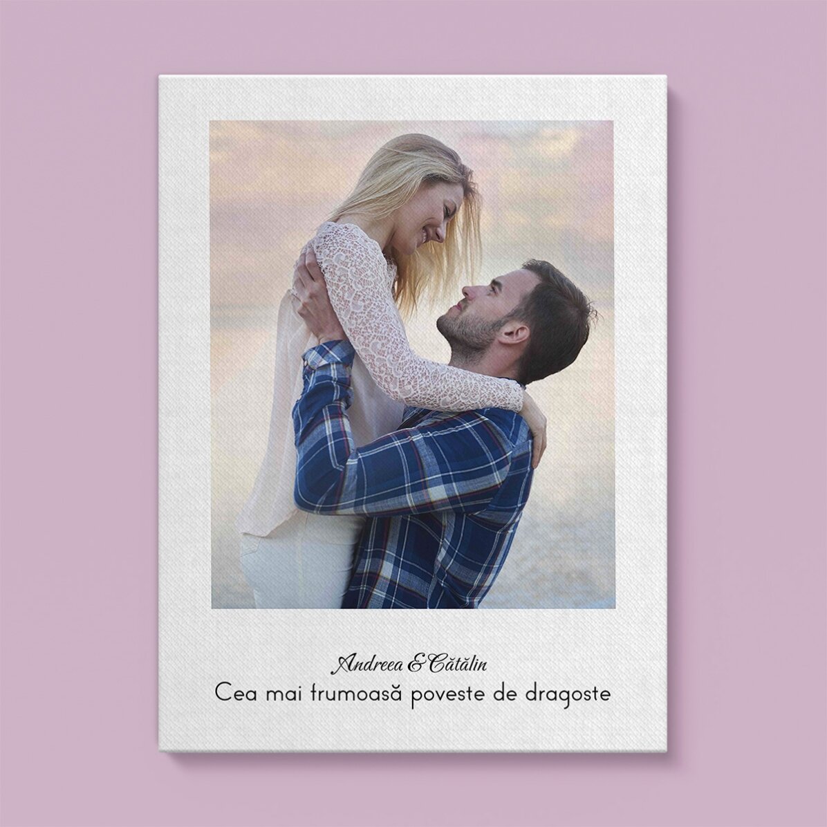 Personalizovaný obraz s fotografií a textem