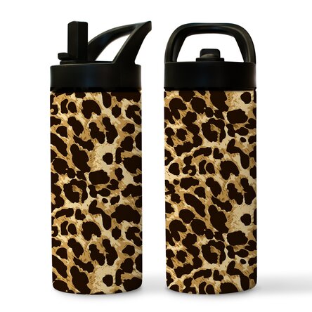 Termoska s rukojetí a brčkem – kolekce Animal print