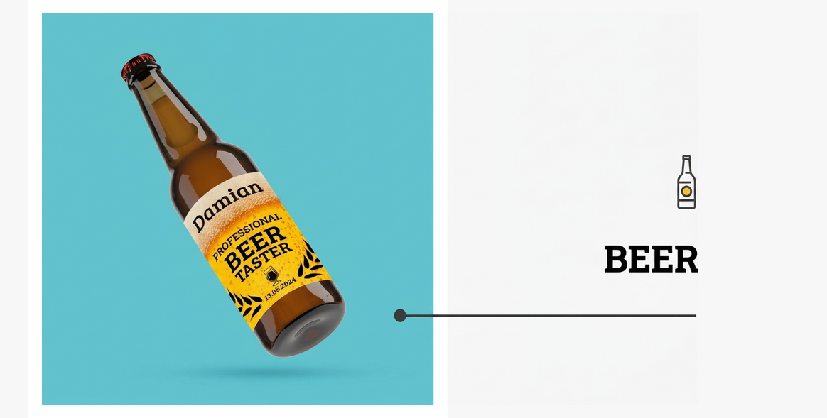 Personalizované řemeslné pivo