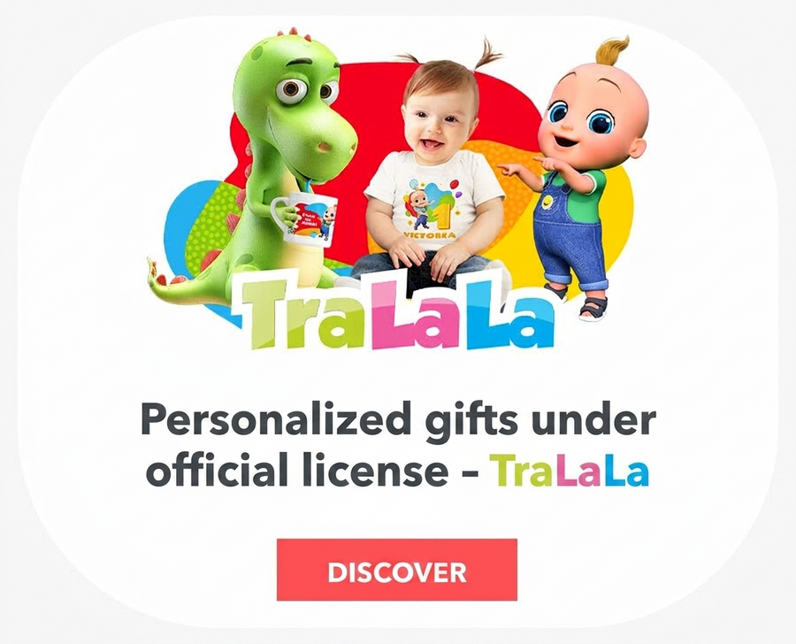 Personalizované dárky s oficiální licencí – TraLaLa