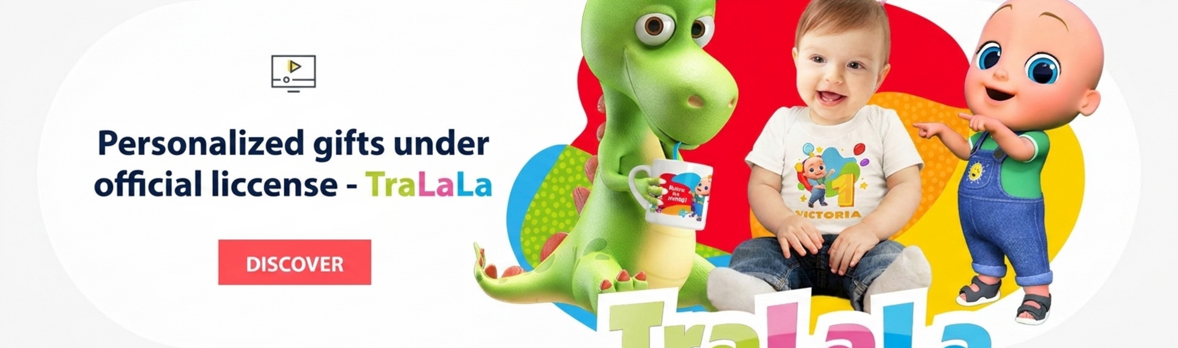 Personalizované dárky s oficiální licencí – TraLaLa