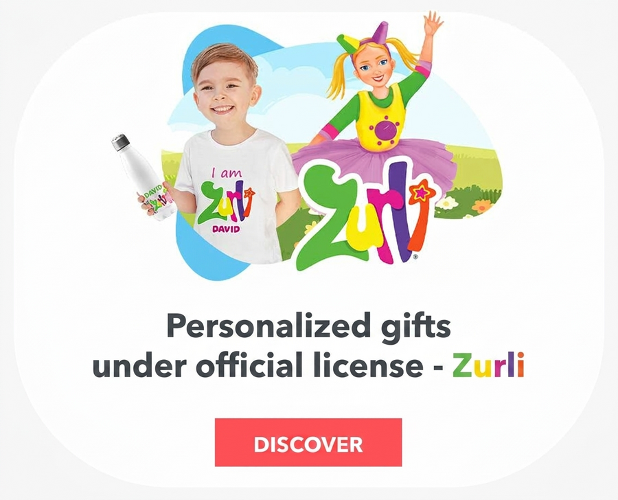 Personalizované dárky s oficiální licencí – Zurli