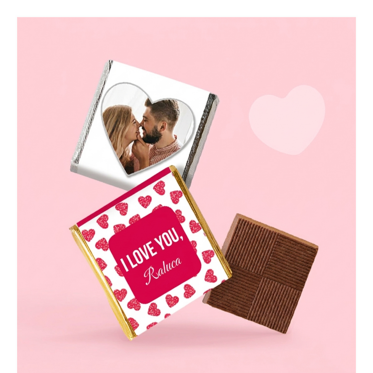 Mini čokoládky k Valentýnu