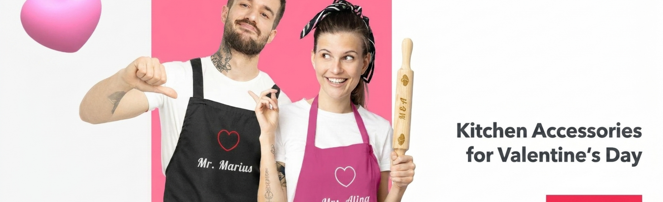 Kuchyňské doplňky k Valentýnu