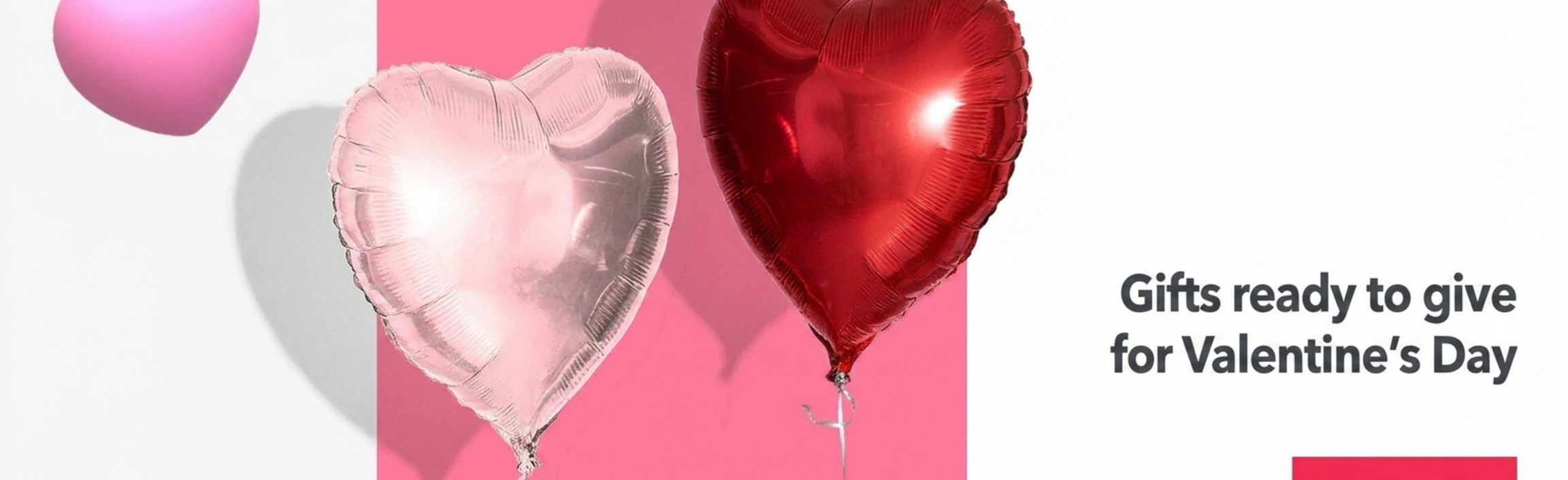 Dárky připravené k předání na Valentýna