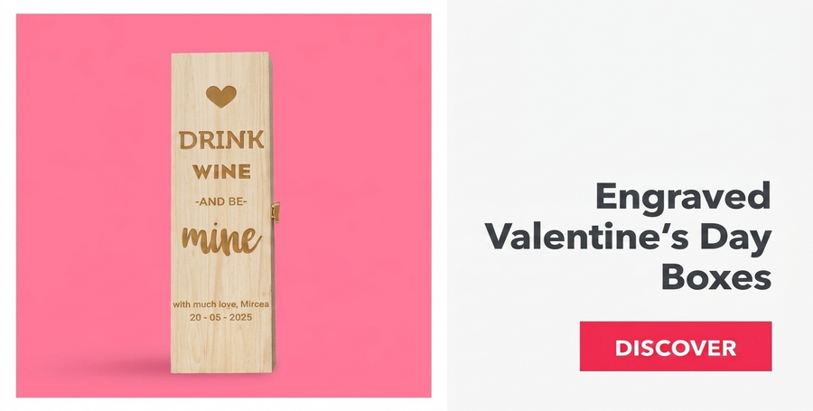 Gravírované krabičky k Valentýnu