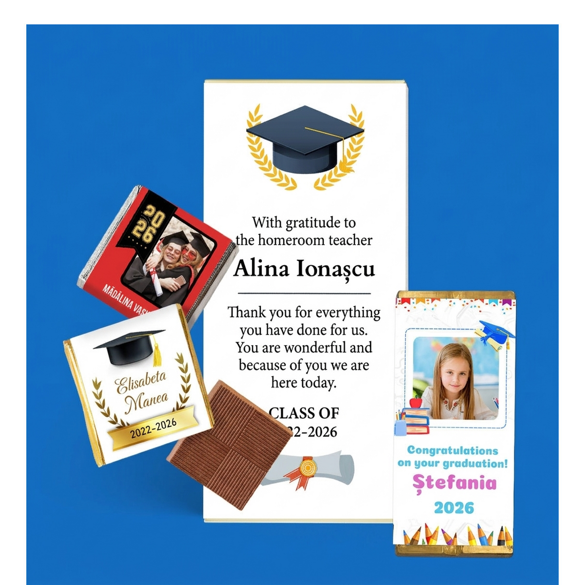 Personalizované sladkosti k promoci