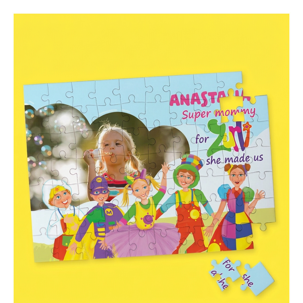 Personalizované puzzle s oficiální licencí Gasca Zurli