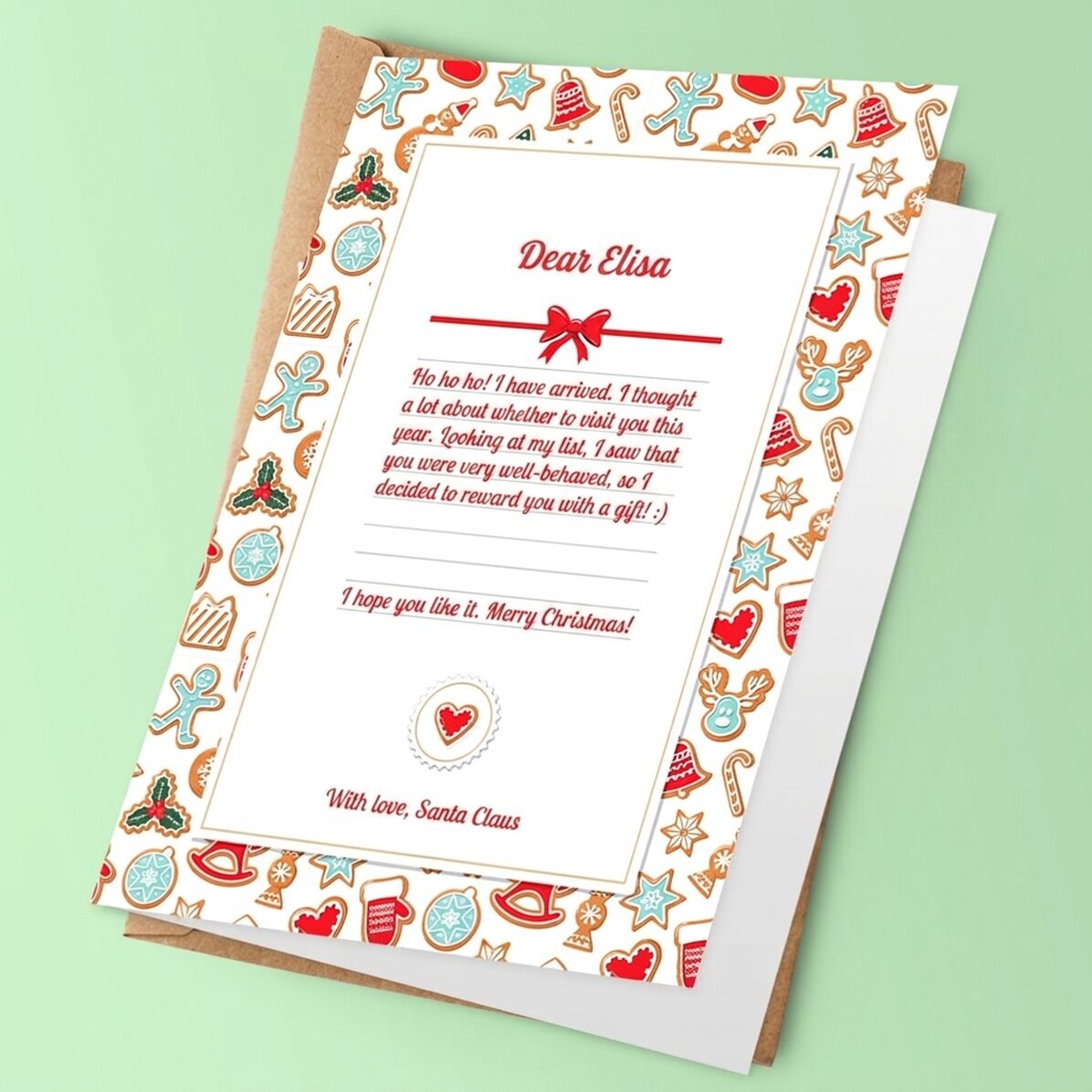 Personalizované přání – Dopis od Santa Clause