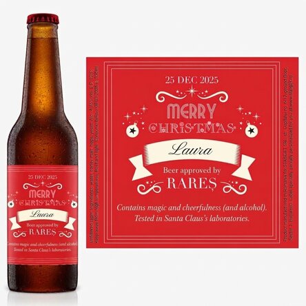 Pivo s vlastním textem – Kouzlo Vánoc