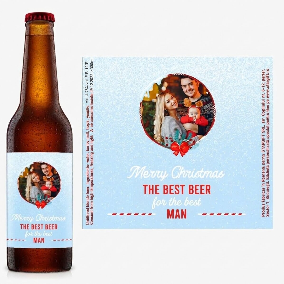 Pivo s vlastním textem – Sweet Christmas