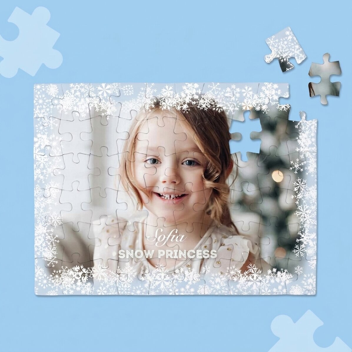 Personalizované puzzle s fotografií a textem, 20 × 15 cm – Winter