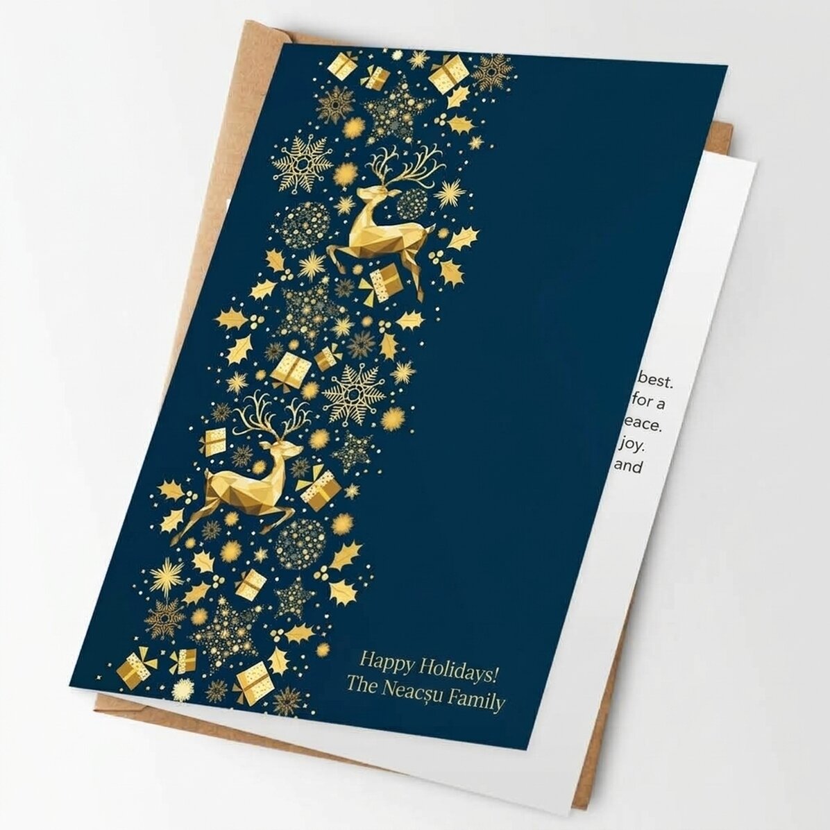 Personalizované přání – Golden Deer