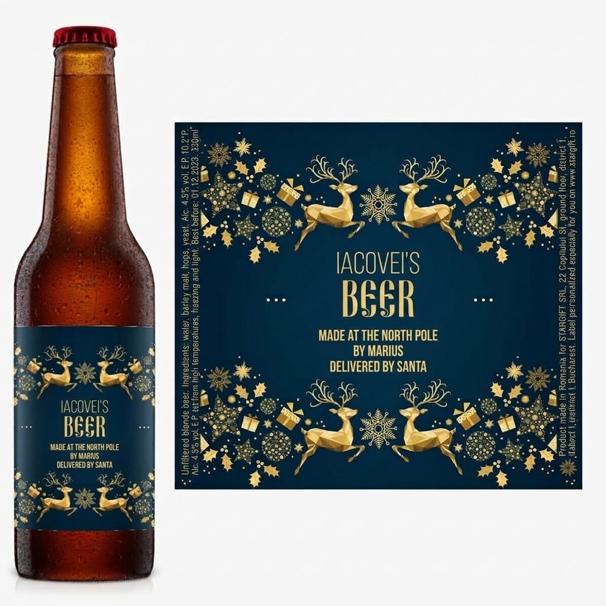Pivo s vlastním textem – Kouzlo zimy