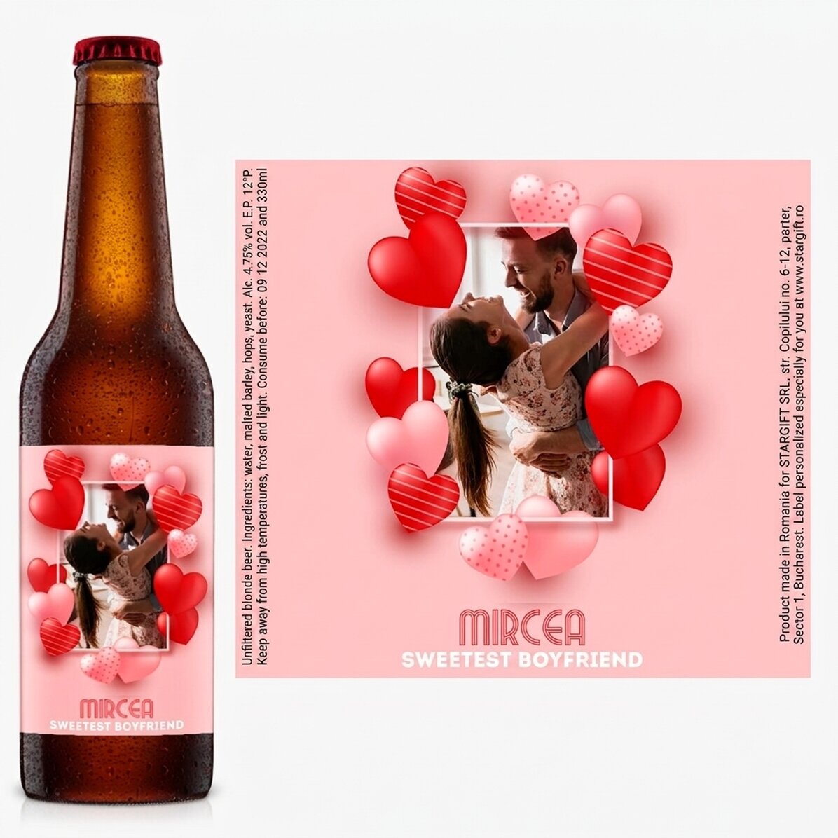 Pivo s vlastním textem a fotografií – Nejmilejší miláček