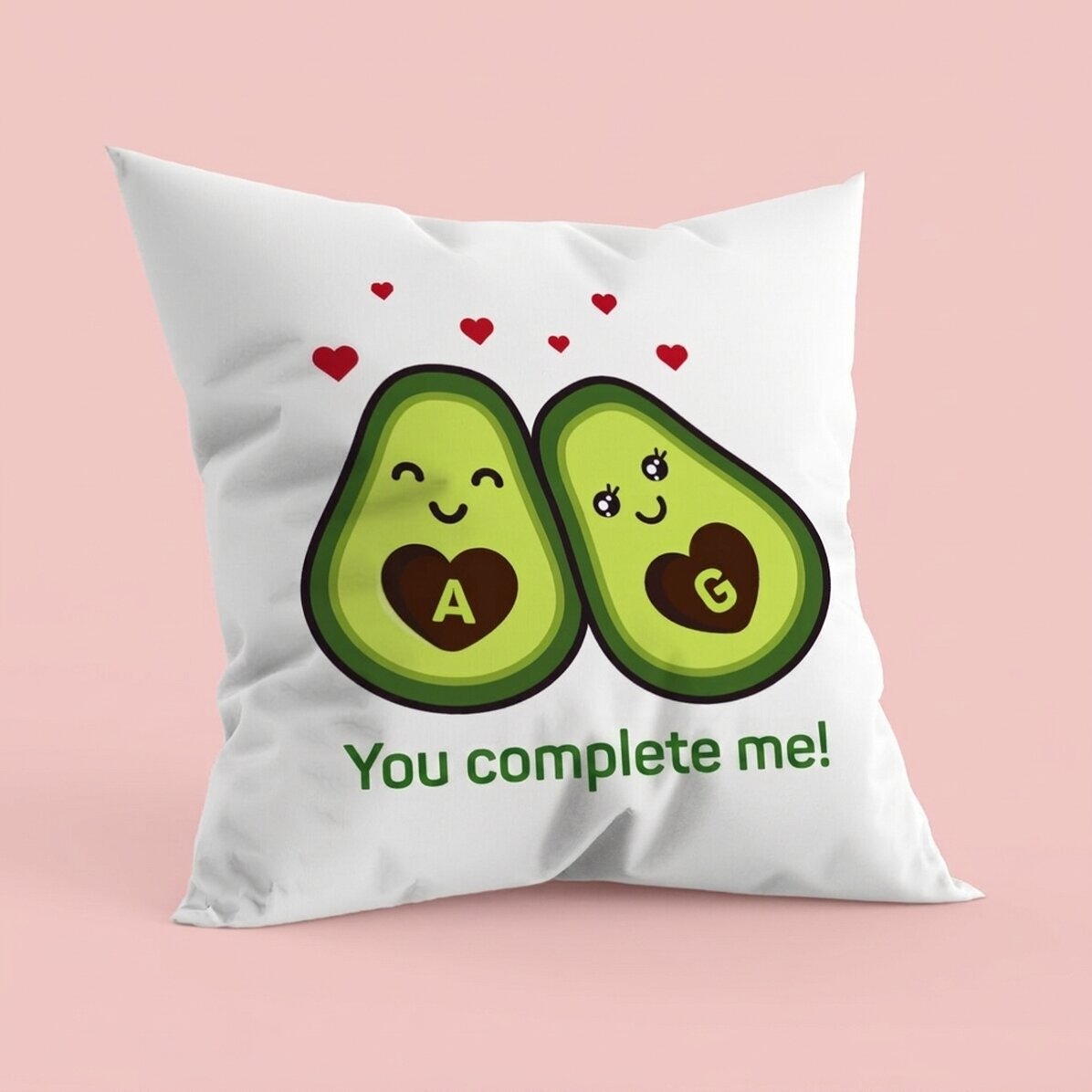 Personalizovaný polštář s nápisem – Avocado love