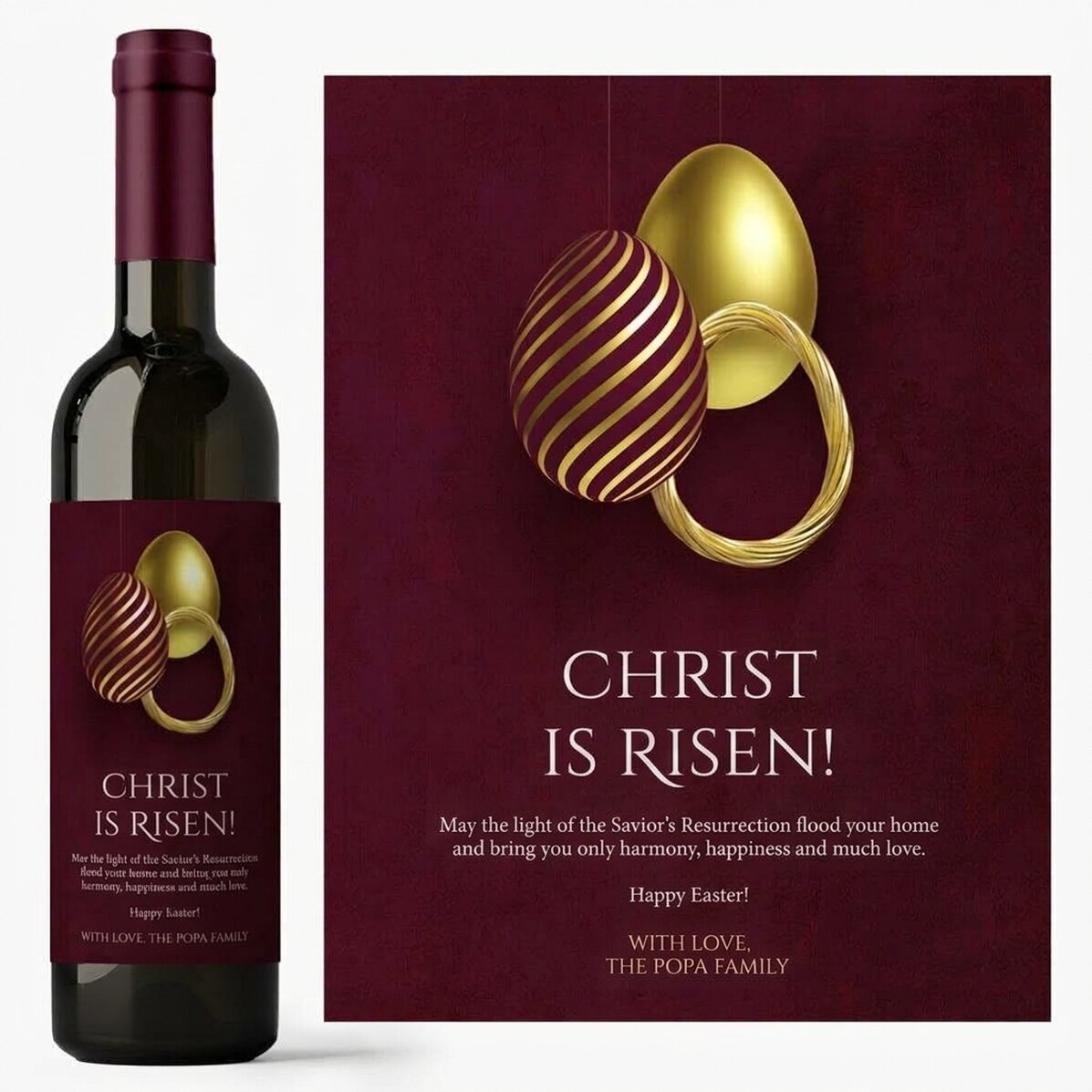 Vino s vlastním textem k Velikonocům – Kristus vstal z mrtvých!