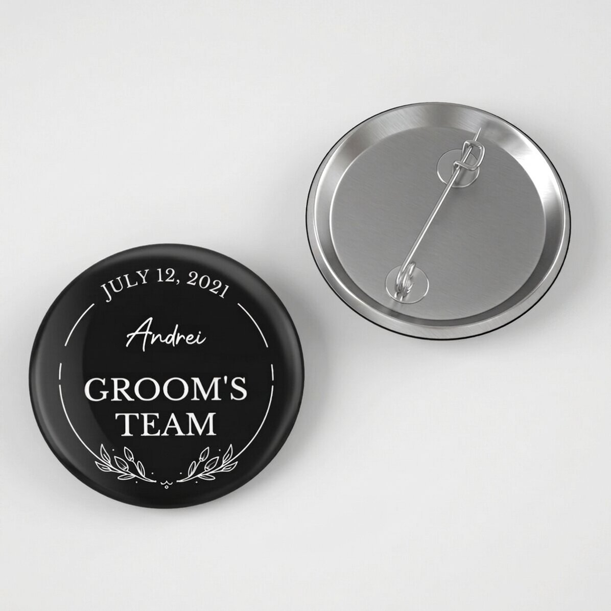Personalizovaná placka s textem – Groom