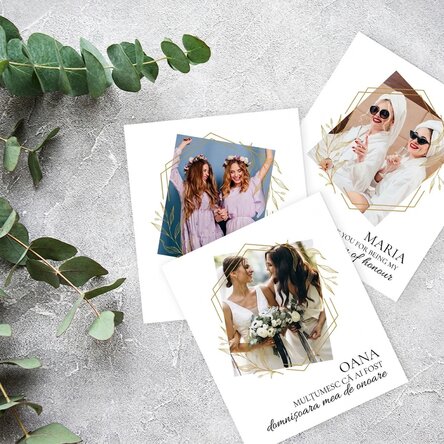 Personalizovaná fotografie 10 × 12 cm – Děkuji!