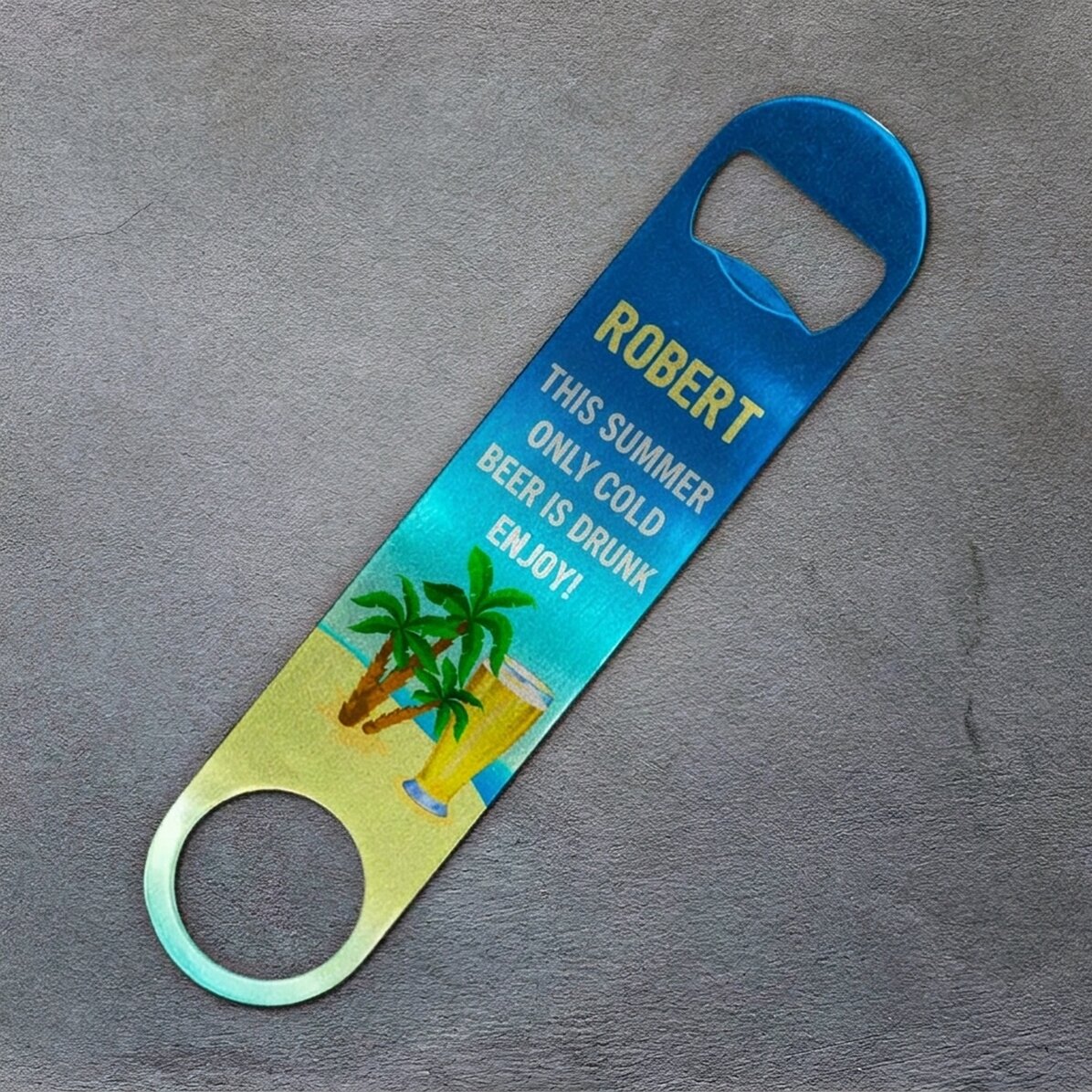 Personalizovaný otvírák na pivo s nápisem – Summer