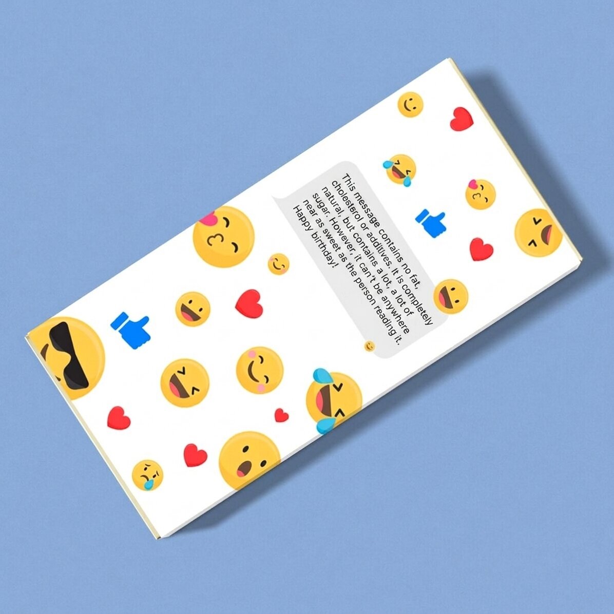 Čokoláda s vlastním textem – Textová bublina