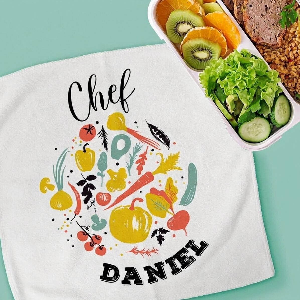 Ručník s vlastním textem – Chef