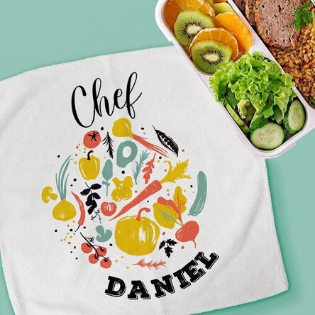 Ručník s vlastním textem – Chef