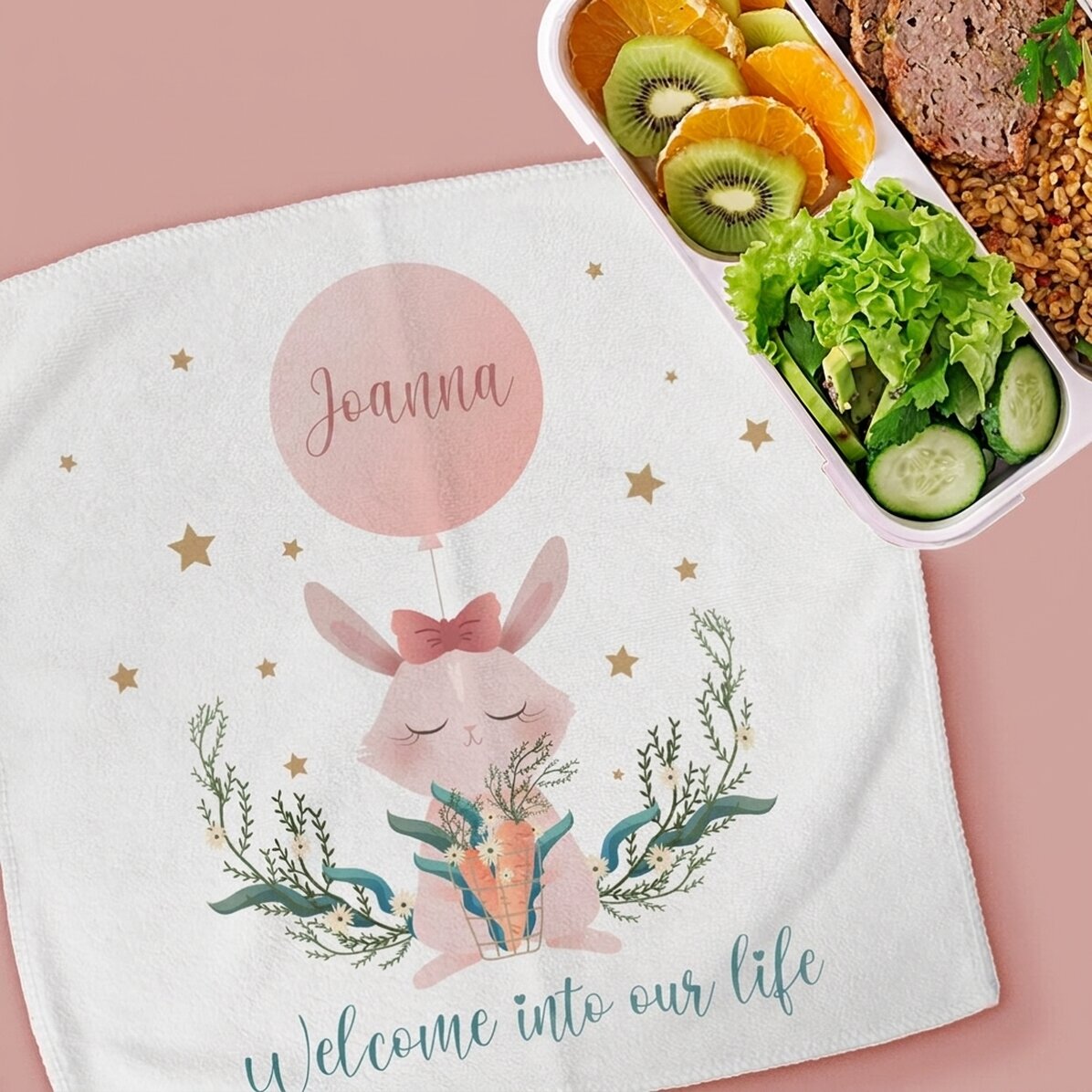 Ručník s vlastním jménem – Welcome, babygirl
