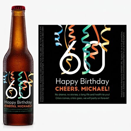 Pivo s vlastním nápisem – Na zdraví