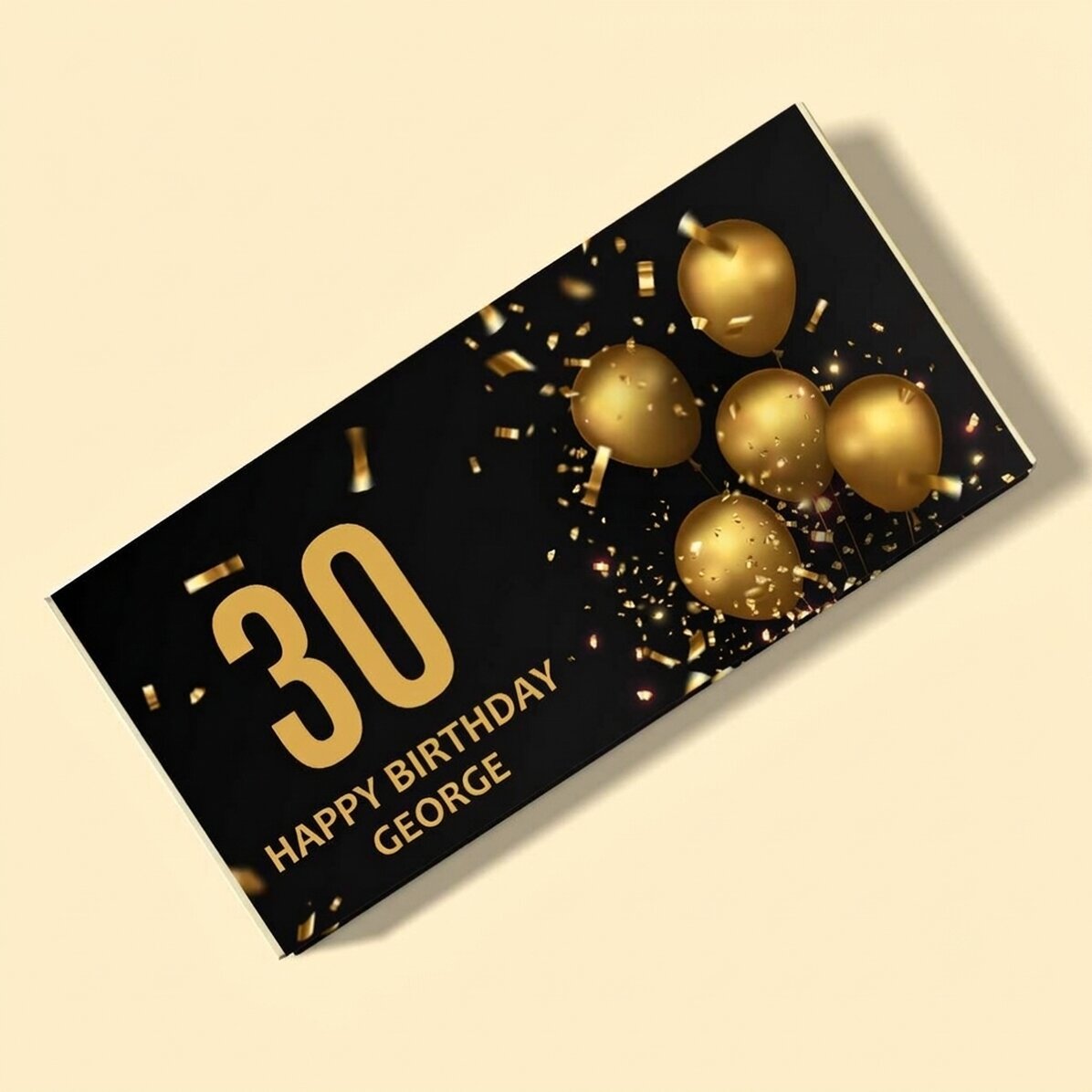 Čokoláda s osobním vzkazem k narozeninám – Birthday Wish