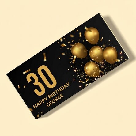 Čokoláda s osobním vzkazem k narozeninám – Birthday Wish
