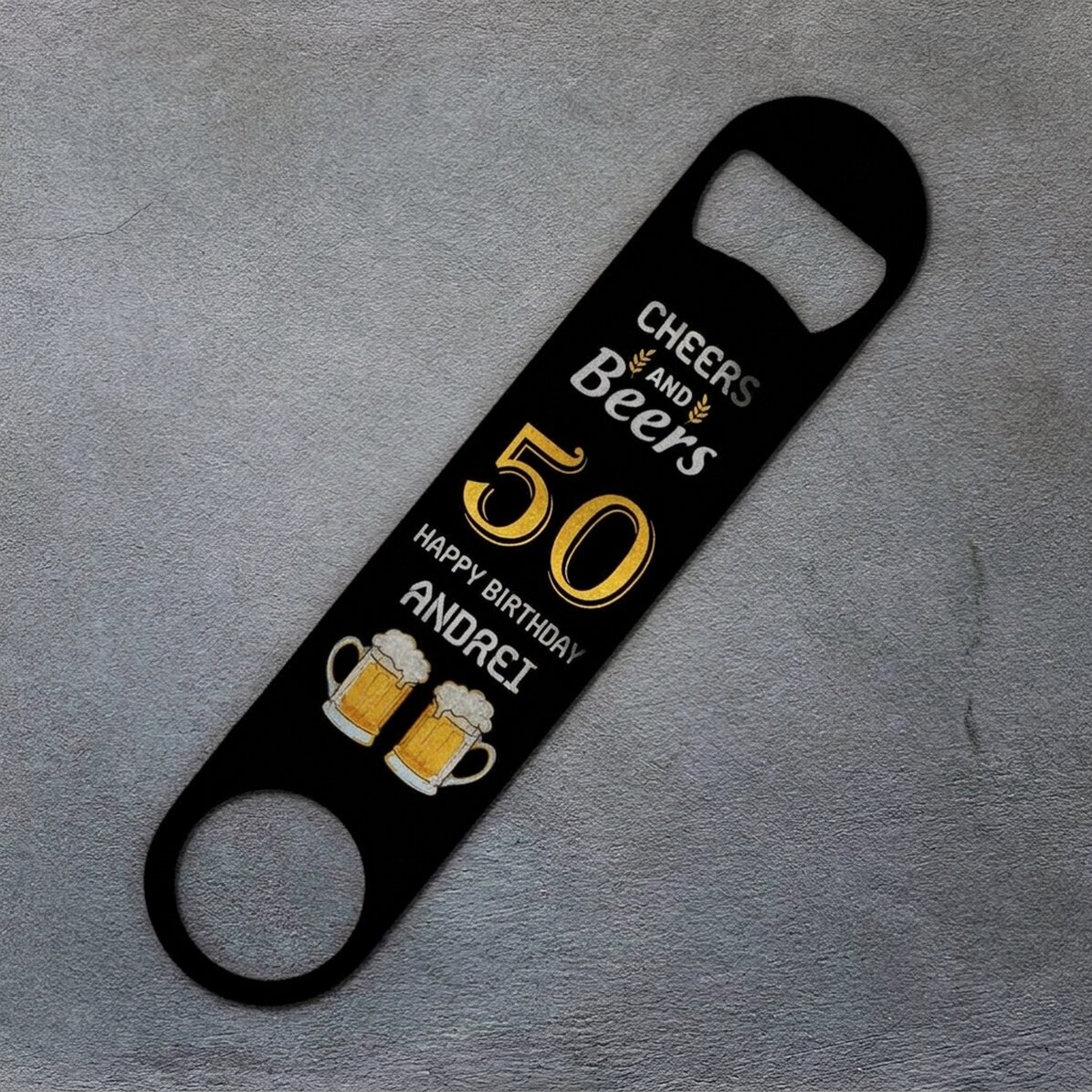 Personalizovaný otvírák na pivo – Na zdraví a na pivo!