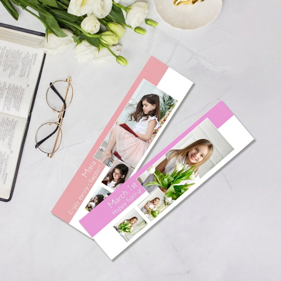 Personalizovaná záložka se 3 fotografiemi a textem – You are special