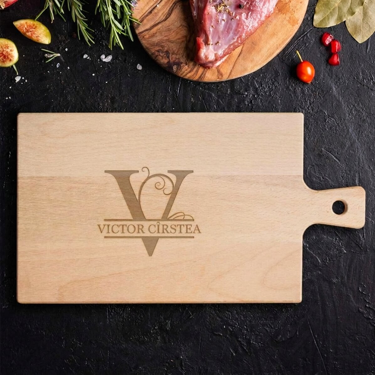 Personalizovaný sekáček – monogram a jméno