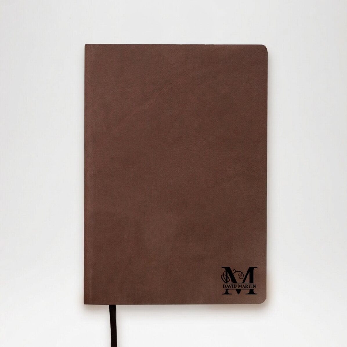 Kožený diář s monogramem na míru