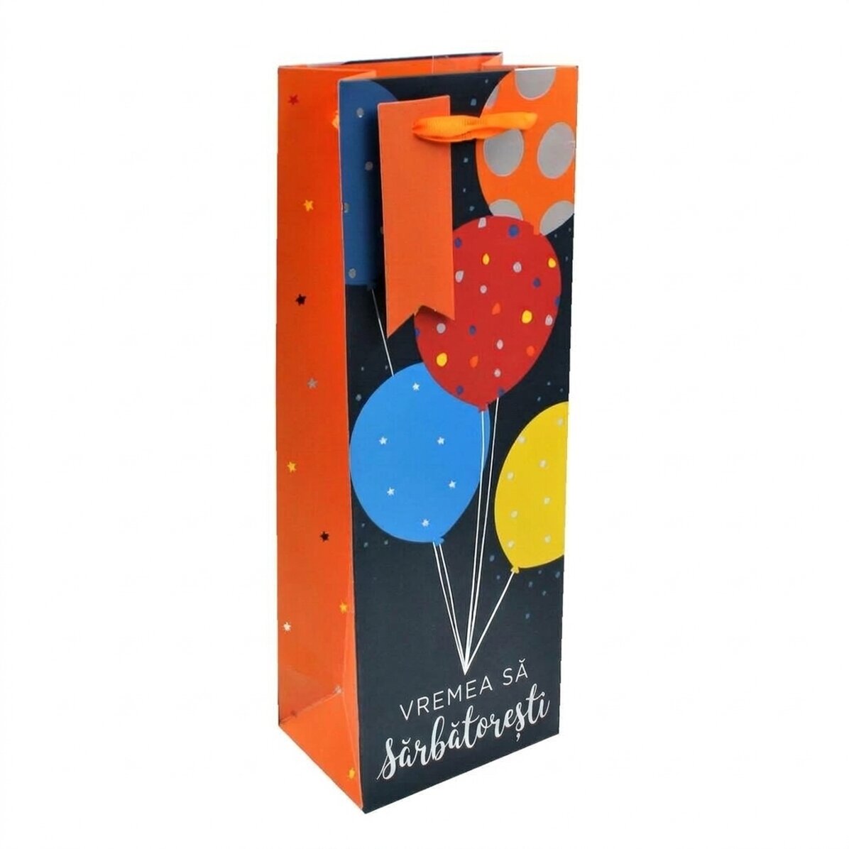 Dárkový sáček na nápoje – model „Time to celebrate“