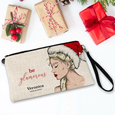 Personalizovaná kosmetická sada s nápisem „Glamorous Christmas“