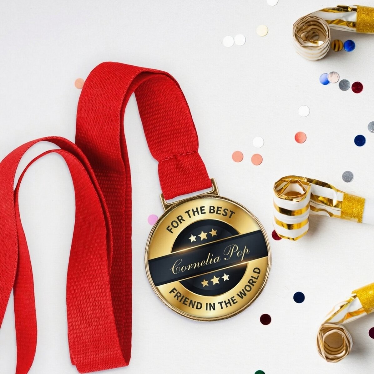 Personalizovaná medaile s nápisem – The best