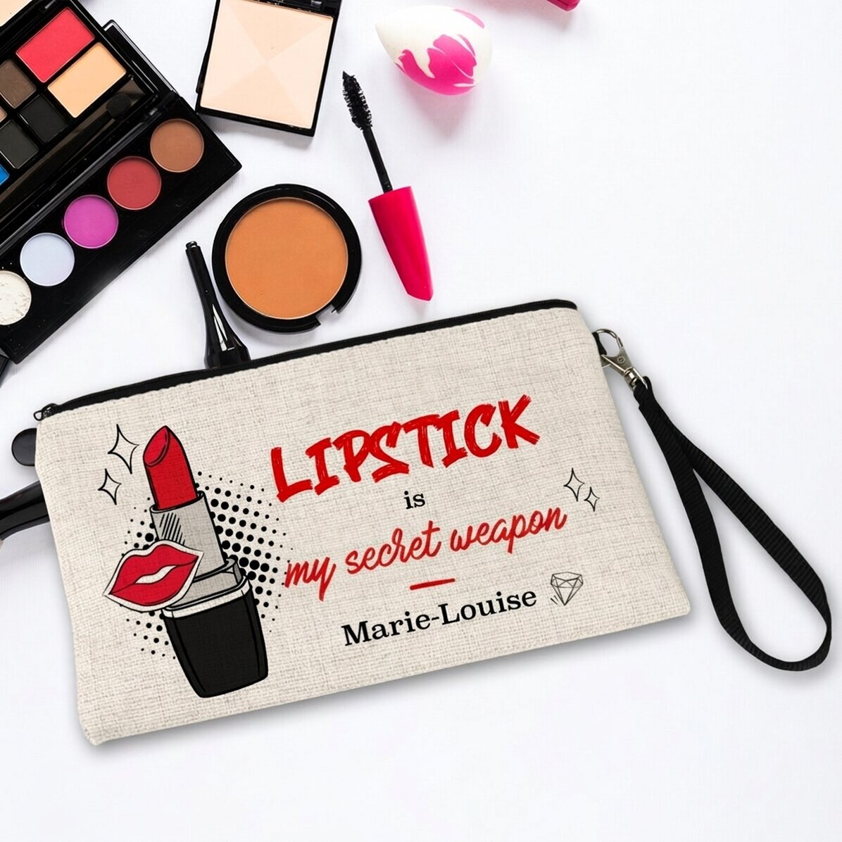 Personalizovaná kosmetická sada s nápisem – My secret weapon