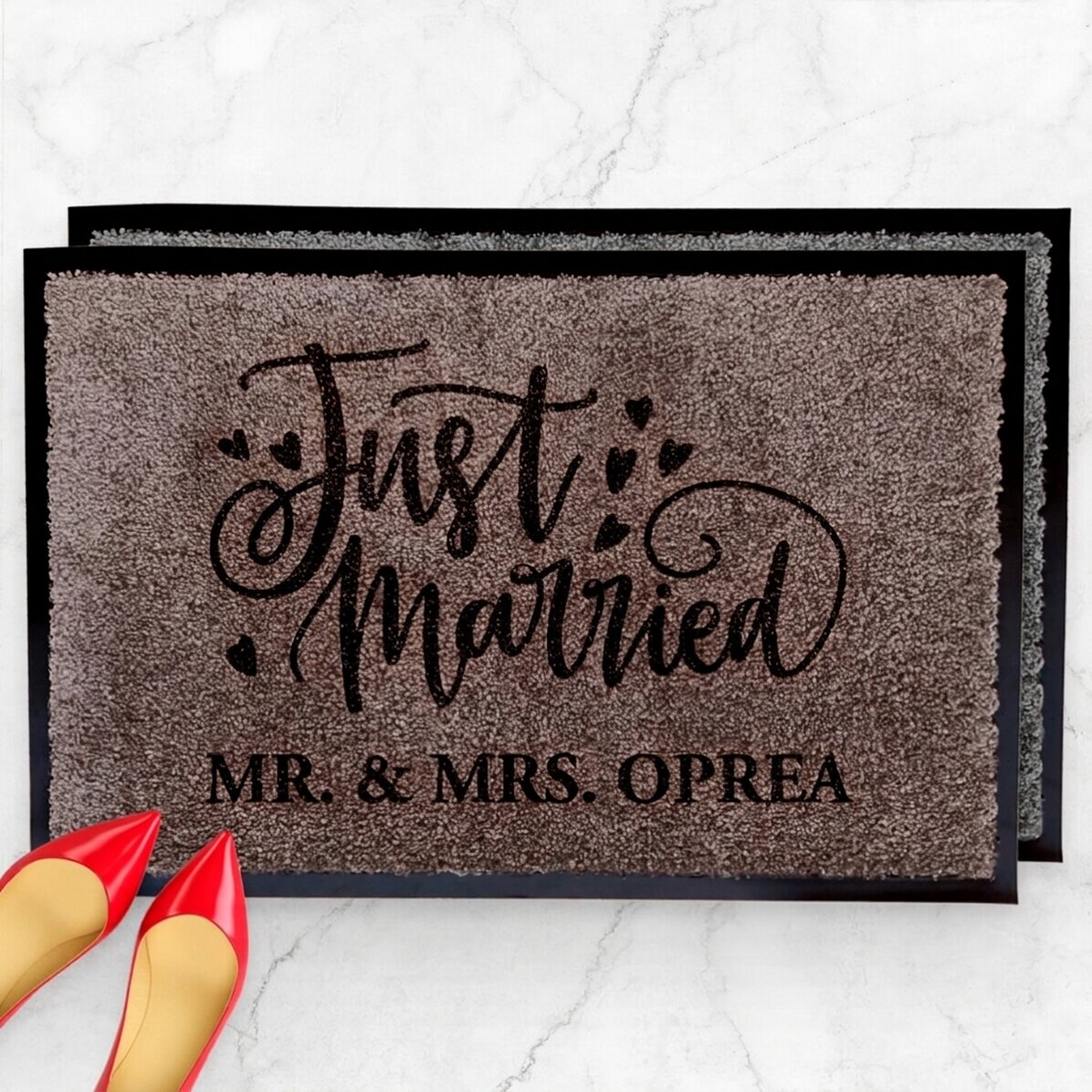 Vnitřní vstupní rohož – Just married