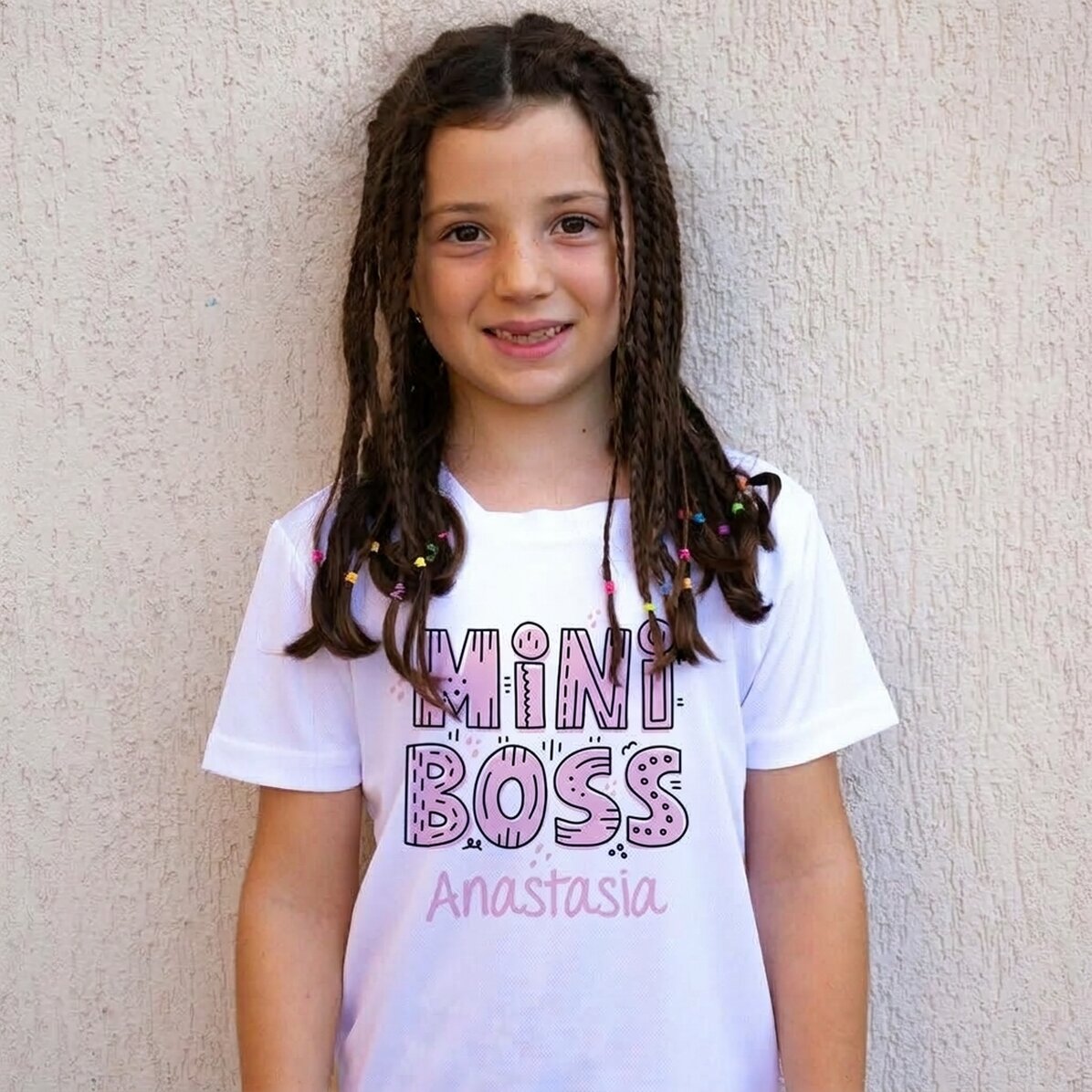 Dětské sportovní tričko s vlastním jménem – Mini Boss
