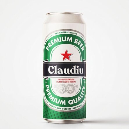Pivo v plechovce s vlastním textem – Nejvěrnější fanoušek piva