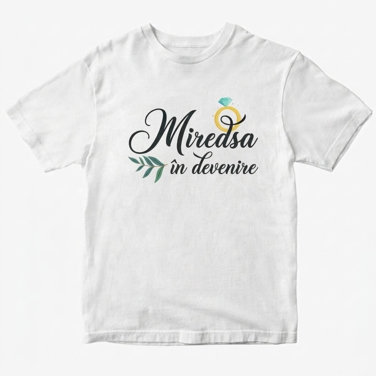 Personalizované bavlněné tričko pro budoucí nevěstu