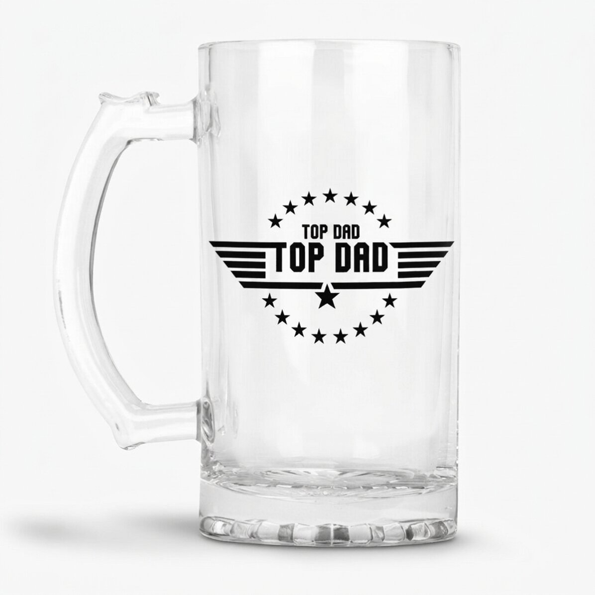 Pivní půllitr s vlastním nápisem – Top Dad