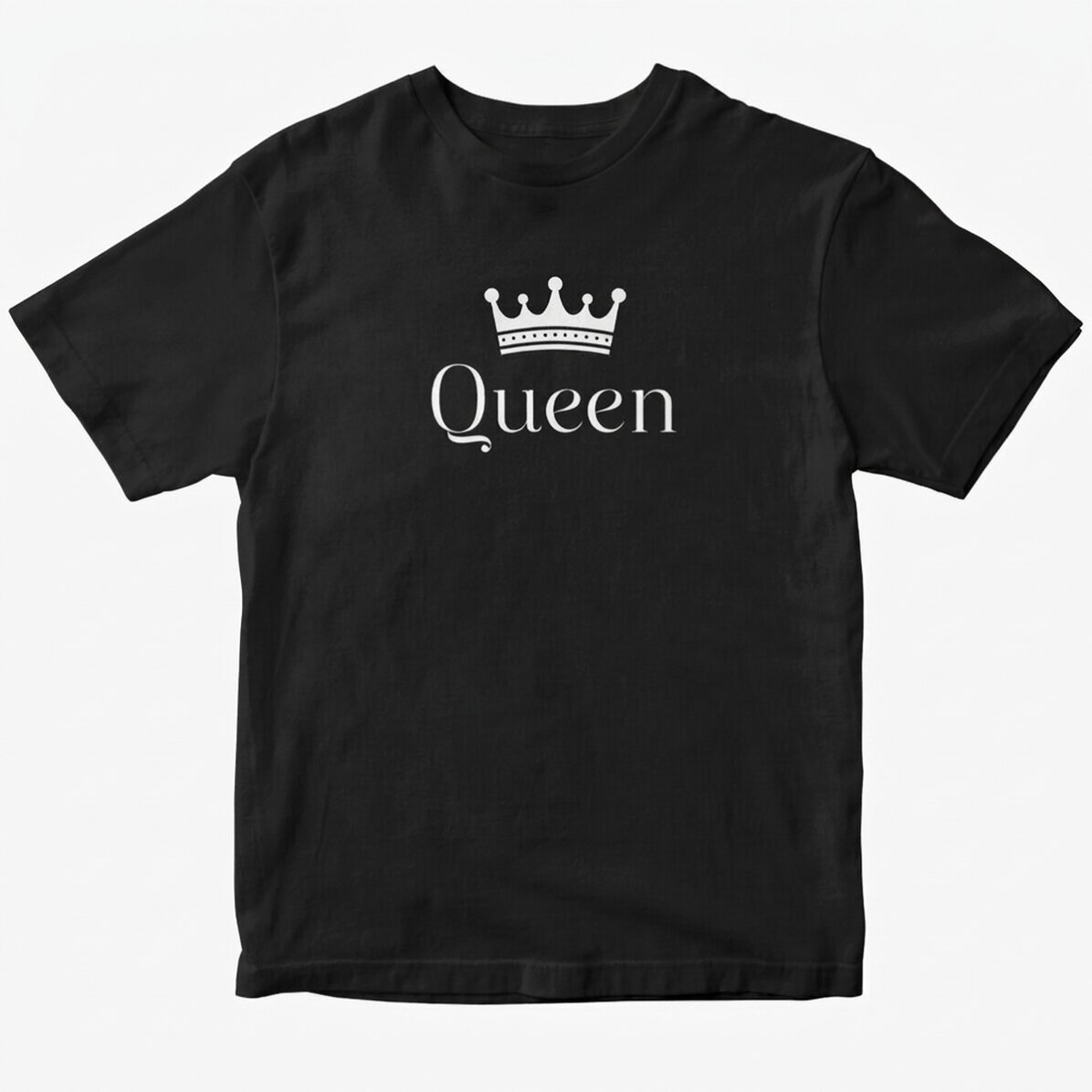 Bavlněné tričko s vlastním nápisem – King & Queen