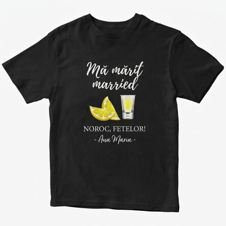 Bavlněné tričko s vlastním nápisem pro svobodné dívky