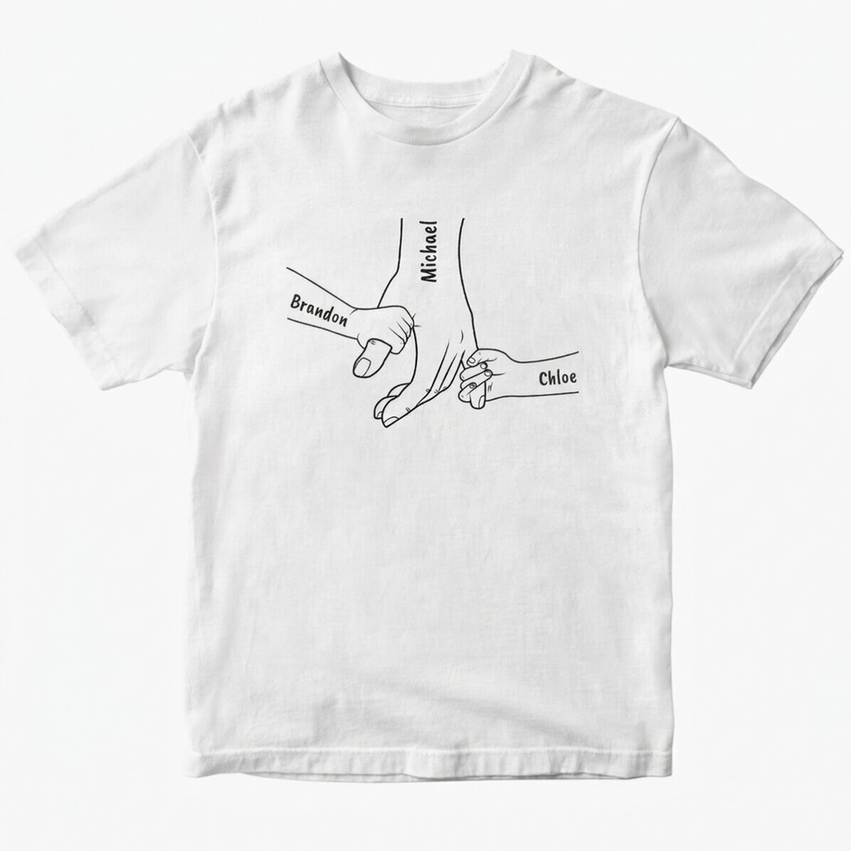 Bavlněné tričko s vlastním nápisem – Vždy nablízku